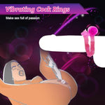 Vibrating Cock Ring For Men Delay Ejaculation, Disposable Penis Ring Vibrator Male Erection Enhancing Rings Trainer, Testicle Clitoral Stimulator Sex Toys For Couples Pleasure, 2 Packs