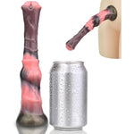 Knot Horse Dildo 9.8 Inch Soft Colorful Silicone Fantasy Dildo Suction Cup Xl G Spot Thick Realistic Animal Fake Penis Dildos Large Anal Play Butt Plug Women Couple Gay Adult Sex Toys & Games (B-160)