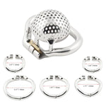 Super Small Male Cock Cage Chastity Belt 304 Steel Stainless Easy To Wear Adult Game Sex Toy T1855 55Mm