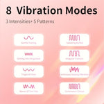 Burning Sakura Dual-Head Rabbit Vibrator Vibrating Dildo Massager With Heating Function Sex Toys For Clitoral Stimulation With 8 Vibration Patterns Adult Toys For Women
