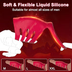 Vibrating Penis Sleeve Cock Ring, Couple Sex Toys For Men Penis Ring With 10 Vibrating Modes Couple Vibrator For Penis Enlargers & G Spot Stimulation, Elastic Cock Sleeve To Pump Prolong Male Sex Toys