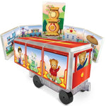 Daniel Tiger’S Neighborhood: Neighborhood Trolley Magnetic Tiles Structure Set, Building Toys For Kids, Educational Stem & Montessori Tools For Ages 3+, 15 Pieces
