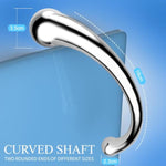 Pure G Spot Metal Wand Anal Prostate Massage Stick Polished Steel Massager Hard Dildo Sex Toy.