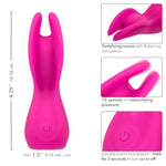 Cascade Flutter Waterproof Silicone Rechargeable Clitoral Vibrator Pink - Se-4370-97-3