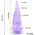 Tentacle Dildo, 7.9 In Purple Dildo With Suction Cup For Hand- Play,Huge Octopus Sex Toys For Women And Couple