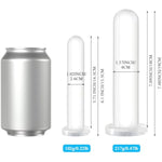 Anal Plug Set?2Ps Butt Plug With Suction Cup?Clear Jelly Dildo