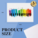 5 Pack 8 x 10 Inch Primed Canvas Panels for Acrylic, Oil & Watercolor Painting
