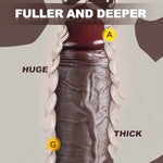 11 Inch Long Realistic Big Black Dildo, Xxl Huge Bbc Thick Dual Density Dildo With Strong Suction Cup, Giant Soft Silicone Real Skin Adult Toy, Large Anal Sex Toys For Women Men Gay