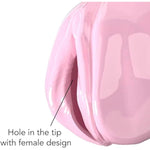 Chastity Device, Fully Enclosed Male Chastity Cage With Female Design, Nylon Resin Plastic Chastity Device, 3D Printed, Includes 5 Rings (Clear, Small)