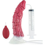 Squirting Dildo With Silicone Ejaculating Dildo 9 Inch Scale Textured Monster Plug Curved Anus Adult Sex Toy For Male And Female