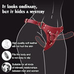 Strap On Dildo, Sex Toy - Strap On Harness Fits Various Sizes Of Dildoes, 3 Different Sizes Of Metal O-Rings For Each Position (2 Sets Of 6 O-Rings Total), Perfect For Lesbian And Gay Couples (Red)