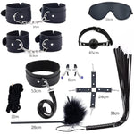 41Pcs Sm Bondage Restraint Vibrator Silicone Anal Plug Sex Toys For Butt Plug Color