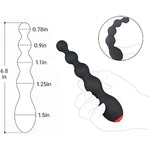 Silicone Anal Vibrator 12 Vibration Modes Vibrating Butt Plug For Prostate Massage G-Spot Stimulation Waterproof Rechargeable Adult Anal Sex Toys For Men Women Couples