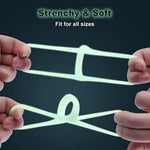 Silicone Penis Ring For Men, 3 In 1 Ultra Soft Stretchy Cock Ring Penis Enlargers Erect Support Ring, Sex Toy For Men, Main Inner-Diameter 1.6", Luminous