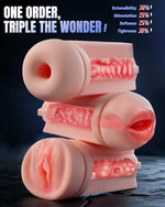 Sex Toys for Men Male Masturbator 3 Sleeves AI Sync Pocket Pussy