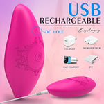 Wearable Panty Clitoral Butterfly Vibrator With Wireless Remote Control, Rechargeable Waterproof Clitoris And G-Spot Stimulator Invisible Panties Vibrator For Women Couples