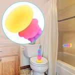 Anal Dildo Liquid Silicone Glow-In-The-Dark Dildo With Strong Suction Cups Anal Plugs G-Spot Stimulation Dildo For Men And Women Anal Beads Sex Toys (L)