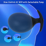 Silicone Inflatable Anal Plug, Expandable Butt Plug G Spot Stimulator Prostate Massager With Quick Release Valve For Men, Women And Beginners, Flexible Sized Butt Plug With Detachable Pump