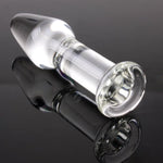 The Gourd Doll Series Crystal Glass Anal Plug Butt Plug Adult Toys Sex Toys G-Spot Stimulator Glass Pleasure Wand Unisex Anal Plug For Couple (12 * 3Cm)