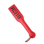 Faux Leather Spanking Paddle For Sex Play, 12.8Inch Bitch Paddle For Adults, Red