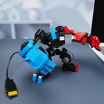 Building Block Set, Classic Game Controller Mech Robot Building Kit, Birthday Party Decorations Supplies, Gifts For Kids Adults (418 Pieces)