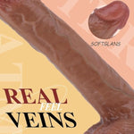 Thrusting Dildo Vibrator Sex Toys, Realistic Big Dildo Vibrator With 6 Thrust Speeds & 10 Vibrations, G Spot Sex Toy For Men And Women With Suction, Flesh