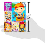 24 Sheets Pirate Make-a-Face Stickers for Kids, Party Favors & Craft Activity