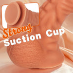 2.5" Diameter Huge Thick Realistic Dildo, 8.5" Body-Safe Material Strong Suction Cup Ultra Soft Thick Anal Dildo For Vaginal G Spot Stimulator, Pleasure Toy For Men & Women