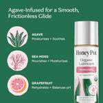 Organic Moisturizing Water-Based Lubricant with Agave Extract for Women and Couples