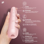 Curvy 2 Connect App Vibrator Sex Toy | Adult Toys For Women | Clitoral Stimulation Vibrator | Vibrating Sexual Pleasure Device | Stimulation Vibrators | Woman Sextoy (Pink)