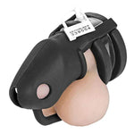 Adult Bdsm Adjustable Black Silicone Cock Cage For Men Chastity Devices Male Chastity Locked Cage Sex Toy For Men Restraints Erection (Full Set (3 Rings), Black)