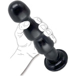 9.45''X2.24'' Anal Plug Butt Plug Sex Toy With Suction Cup Hands-Free Play 3 Balls Dildo