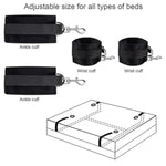 Bed Restraint For Queen Size Bed Sex Resistant Tie Legs And Arms For Adult Hand Leg Cuffs Ankle Wrist Restraints Bondaged Restraints Kit For Adults Couples King Bed Play Sex Spreaders Bar Toys Sweater