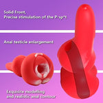 Male Masturbator Adult Silicone Anal Plug Dildo Sleeve, Penis Extender Enlarger, G-Spot Stimulator, Functional Anal Device Prostate Massage Dilation Hollow Tunnel For Gay Men Couple Sex Toys