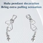 Nipple Clamps Clip With Small Balls Adjustable Metal Nipple Clamps Non-Piercing On Nipple Rings Metal Nipple Toy For Famale