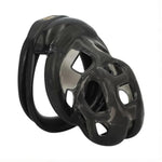 Male Chastity Device, Soft Silicone Tpe Material Lightweight Cock Cage For Men Penis Bondage, Discreet Invisible Lock Chasity Cage With 4 Cock Rings, Bdsm Sex Toys For Men (Black, M)
