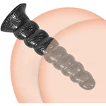 Spiral Anal Butt Plug Trainer - Spiral Shape Anal Dildo Plug Anus Dilator Adult Butt Plug Prostate Massage Vaginal Anal Sex Toys For Adult Women Men (Black)