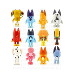 Blu?? Toys 12-Pack, Wolfs Action Figures Playset, Wolves Figurines Family And Friends Set, Cake Toppers 2-3.5 Inch