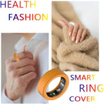 Silicone Protector Compatible With Oura Ring Gen 3, Elastic Cover For Men And Women (Black, S(6/7/8))