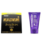 TROJAN Magnum BareSkin Premium Large 24 Count Condoms and Astroglide 4oz Personal Lubricating Gel