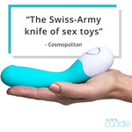 - Lovelife Cuddle G Spot Vibrator - 7 Scalable Vibration Modes & App Control Clitoral Stimulator - Body-Friendly G Spot Stimulator - Sex Toys For Women - Turquoise
