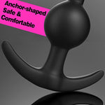 Anal Beads Butt Plug Prostate Massager With Narrow Flared Base And Graduated Beads For Comfortable Long Term Wear Sex Toy For Men Women