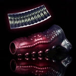 3 Different Sizes Of Tentacle Shape Male Penis Sleeve Cock Sleeve With Penis Ring, Silicone Penis Extender Enlarger Sleeve Cock Extension Sleeve Male Adult Sex Toys For Men And Couples - S