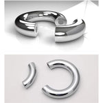 Male Weight-Bearing Magnet Penis Ring Metal Cock Ring Male Masturbation Exercise Bondage Enhanced Cock Ring Sex Toy