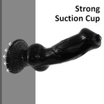 Big Dog Knot Dildo,9.65 inch Thick Wolf Monster G spot Dildos Anal Plugs with Strong Suction Cup for Women, Men Sex Toy