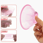 Nipple Toy Vibrator? Nipple Stimu-lator Vibrators, Nipple Suckers with 10 Powerful Vibration Nipple Transparent Clamps Sucking Nipple Clamps Suckers Vibrator for Women Couples Adult Sex Toys