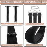 Bdsm Door Sex Swing For Couple, Bondage Slave Door Hanging Sex Swings Restraints Sex Toys With Adjustable Straps, Fetish Kinky Sex Slings Sex Furniture Sex Games Adult Sex Toys, Holds Up To 300Lbs