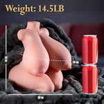 14.5 Lb Adult Sex Dolls Male Masturbator With Big Boobs Realistic Pocket Pussy Ass Female Torso Lifelike Vaginal Anal Love Doll Stroker Sex Toy For Men