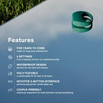 Tor 2 Intimate Vibrating Cock Ring, Reusable Sex Toys For Couples, Love-Ring With 29 Mm / 1.1 Inch Diameter For More Bedroom Fun, Black