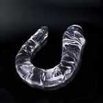 Double Headed Simulation Toy For Adult,Simulated Phallus Back Court Anal Plug,Female Dildo Masturbation G-Spot Sex Toy